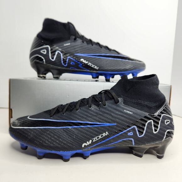 Nike Zoom Superfly 9 Elite AG-Pro Black/Blue Size 10 Men